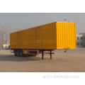3-Axle Box Cargo Van Container نصف مقطورة